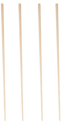 Toddmomy 4 pezzi Accessori per sedia da regista Sedia Air Rod Supporto Sedia Sedile Panno Aste Telaio Sedia Bastone Rotondo per Sedie Sedia Direttore Bastoni di Ricambio Personale Sedia Bambù
