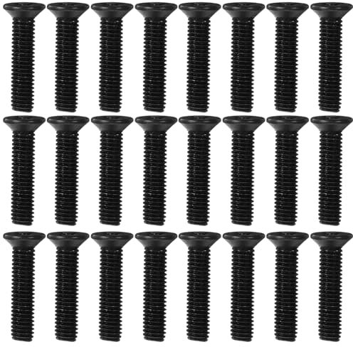 MUSISALY 50 Pezzi Vite Filettata Acciaio Adattatore Mandrino Trapano Vite Fissaggio Inverter Elettroutensili 5x22 Mm
