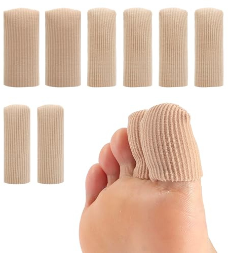 HENGBIRD Juego de 8 protector dedos pie, protector dedo gordo pie, protector dedos pies silicona, protectores dedos pies para deportes, senderismo, tacones altos y uso diario