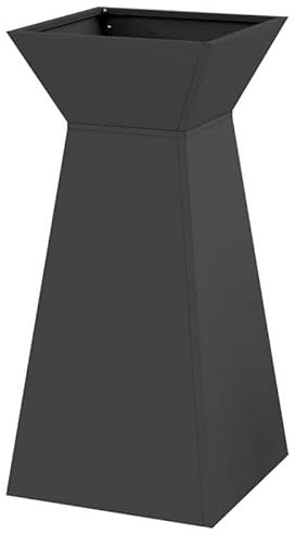 Columna para plantas, 35 x 35 x 73 cm, para jardín, balcón y terraza, duradera y resistente a la intemperie, ideal para hierbas, flores y verduras
