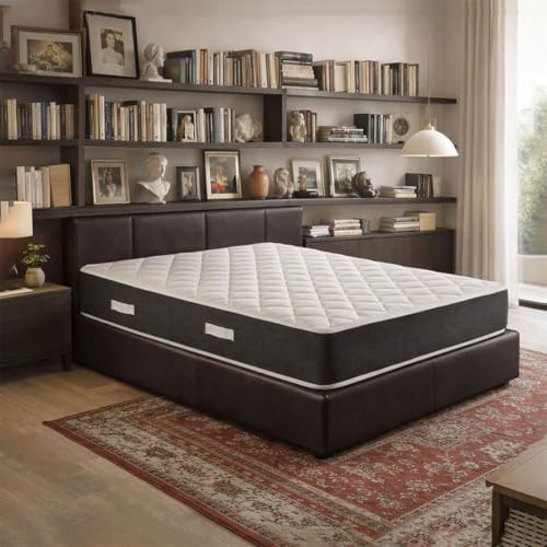 GEEMMA s.r.l. Materasso singolo 110X190 Cm CONFORTEVOLE che NON SCALDA | Materasso ortopedico alto 24 cm contro il mal di schiena | MADE IN ITALY, Anallergico - MOD. PRIME 24