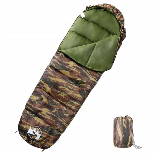 Saco de dormir para cabaña de camping, saco de dormir momia para adultos, camping, 3 estaciones para camping, viajes y actividades al aire libre