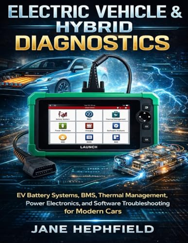 Electric Vehicle & Hybrid Diagnostics: EV Battery Systems, BMS, Thermal Management, Power Electronics, and Software Troubleshooting for Modern Cars (AutoTech series)