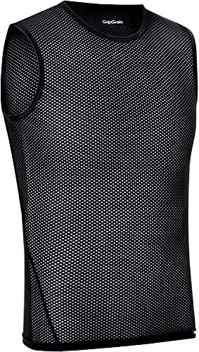 GripGrab Ultralight 1er und 3er Pack Cool Mesh Sommer Fahrrad Unterhemd Ärmellos Herren Radsport Funktionsshirt Dünn