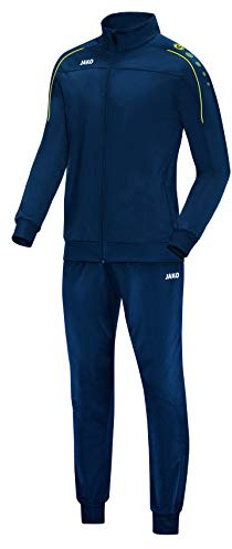 JAKO Unisex Trainingsanzug Polyester Classico, Nightblue/Citro, L
