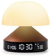 Lexon Mina Sonnenaufgangswecker – inkl. Wecklicht und Sonnenuntergang Simulation – kabellos und wiederaufladbar - Bronze