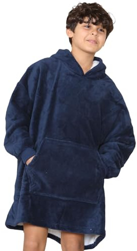 A2Z 4 Kids Ultra Soft Oversized Hoodie Snuggle with Plush Sherpa Fleece Lining Stylish Hooded Sweatshirt for Boys and Girls Cozy Comfort and Fashionable Warmth for Your Little Ones