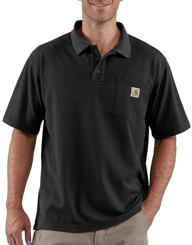 Carhartt Men's Loose Polo, Black, X-Large