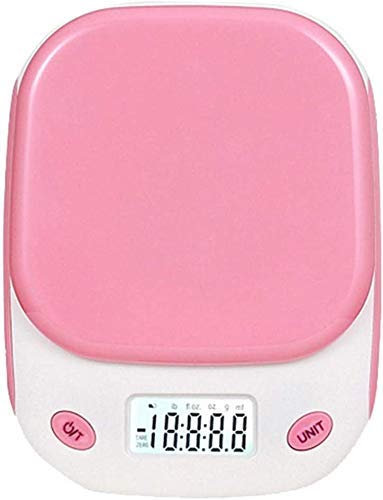 JDSHFEN Básculas electrónicas Báscula electrónica de plástico ABS Básculas de Cocina para el hogar Básculas de joyería de Alta precisión Báscula electrónica para,Un Color - 5 kg/1 g