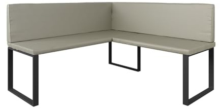 Vicco Gruppo panca ad angolo Ravon, Cachemire, 150 x 150 cm, adatta come panca da pranzo per cucine e zone pranzo