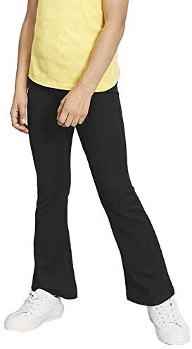 NAME IT Mädchen Nkffrikkali Bootcut Pant Noos Hose, Schwarz, 134