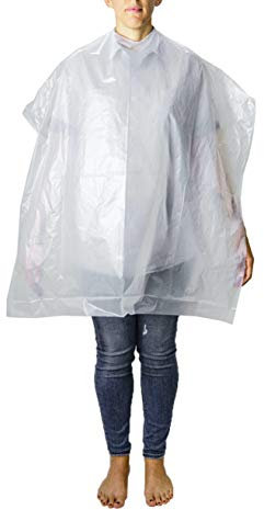 Beautiful That Way Mantella Taglio Tinta capelli Cartene, Mantella per Parrucchiere Monouso, Mantellina Taglio per Parrucchieri, confezione 30 pezzi da 85x110cm