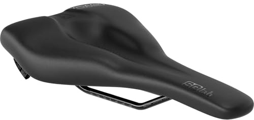 SQlab Unisex - Adult 610 Ergolux Active 2.1 Trekking MTB Tour & Travel Bicycle Saddle - Black, 14 cm