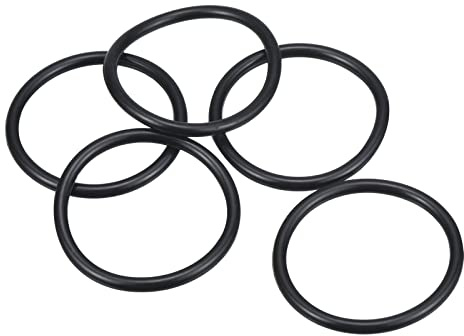 PATIKIL Joint Torique en Caoutchouc Nitrile 33mm OD 28mm ID 2,65mm Largeur, 5 Joints Etanchéité Métriques pour Robinet Plomberie Réparation Automobile, Noir
