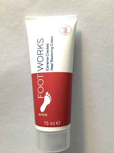 Avon Foot Works - Crema per piedi intensa contro i talloni screpolati, 75 ml