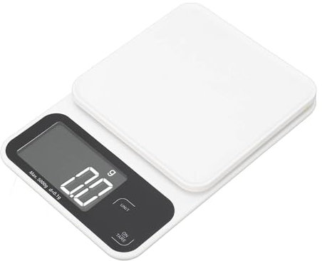 RvSky Balance De Cuisine Numérique De 5 Kg avec écran Tactile LCD – Balance De Laboratoire Murale De Haute Précision pour la Pâtisserie Et la Cuisine Et Mesures Précises