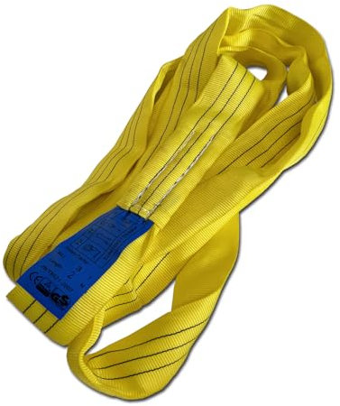 Round Sling 6610lb 6.5FT Sling Strap Rigging Polyester Endless Lift Sling for Hoist Heavy Duty Objects Heavy Duty Poly Lifting Sling【3T-2M】