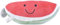 Kögler 97364 - Supersofte Plüsch Wassermelone, Freche Früchtchen Squishy, flauschig-kuscheliges Plüschtier mit Gesicht, ca. 24 cm