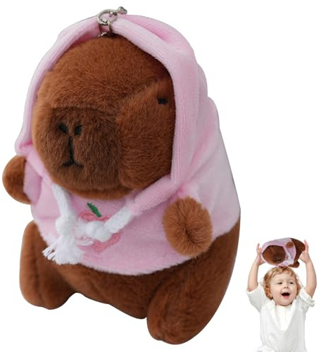 Capybara Plush Keychain - Cute Capybara Plush Toy, Animal Keychain Toys, Animal Toy, Decorative Dolls, Pendant,Stuffed Toys, Backpack Accessory, Capybaras Pendant For Girls Women