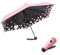 Meiyijia Kompakt und faltbar, UV-Schutz, tragbar von Voy, Mini Lady Regenschirm – manueller Schalter – Rosa – Motiv Katze – auseinandergefaltet 90 cm, 90 cm, Kompakt & faltbar