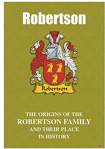 I LUV LTD Robertson Anglais Nom de Famille Livret D'histoire avec de Brefs Faits Historiques