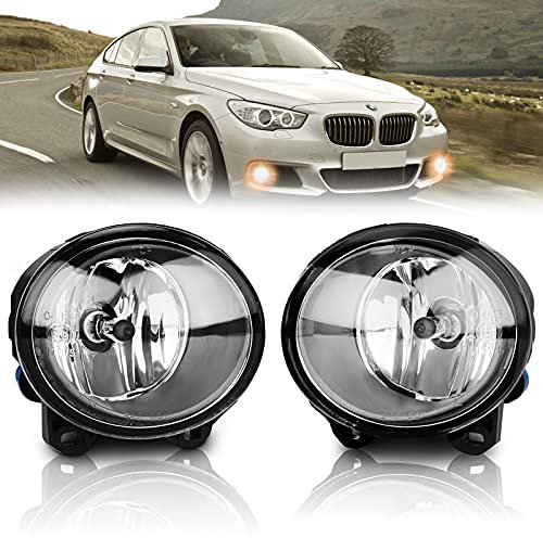 TangMiGe Nebelscheinwerfer für BMW E92 E93 F07 F10 F11 F22 F23, 2er 3er 5er Gran Turismo, Alle für M Tech Stoßstange M Sport Paket, 06/2006-10/2013, H11, 1 Paar, Klar Objektiv