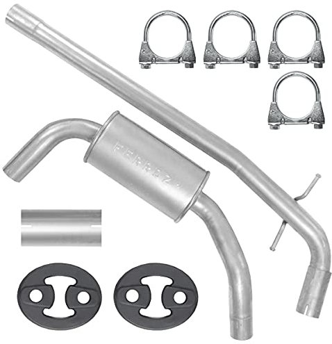 Adamot Mitteltopf Auspuff Mittelschalldämpfer für 1.4 1.6 Seat Altea/XL Leon 2 II 1P1