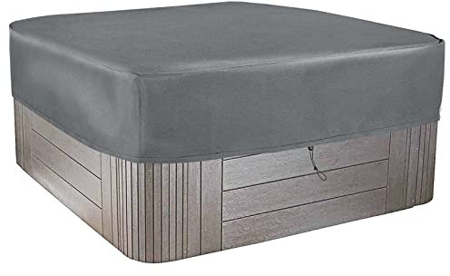 Schleuder Whirlpool Cover, Rectangular Outdoor Hot Tub Cover, Waterproof, 100% UV-Resistant, Protector Spa (220 x 220 x 25 cm)