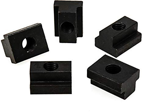 Tsnamay M8 T-Slot Nut,Black Oxide Finish,Grade 8.8,5/16 Threads