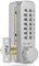 Digital Code Lock Door Lock, Combination Door Lock, Mechanical Digital Double Sided Back to Back Lock Push Button Keypad Keyless Code Door Lock Password Lock for 30-60mm Indoor Outdoor Door