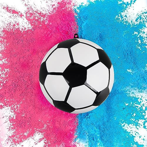 badaren Pallone Gender Reveal Calcio, Pallone da Calcio per Baby Shower, Gender Reveal Party Pallone Calcio, Kit Pallone Baby Shower Calcio, Gender Reveal Pallone Calcio Baby Shower Boy or Girl