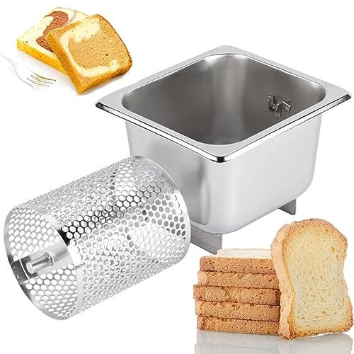 FLEAGE Butterroller, Bratpfannen-Butterroller, Butterverteilerrolle aus Edelstahl 304, perforiertes Rollendesign abnehmbar, fasst 36 Unzen Butter, leicht zu reinigen