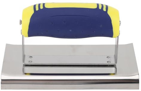 Eckenkelle, Edelstahlkelle, Tragbare Flache Wand-Eckenspachtel mit Weichem Griff für Bauprojekte