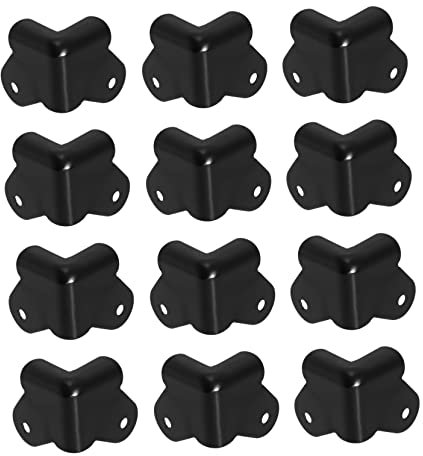 LIFKOME Lot de 24 Protections d'angle pour Haut-Parleur Protection des Coins Solide Et Sécurisée 40x40mm Facile à Installer pour Enceintes