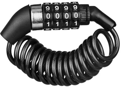 Candado para cascos, fácil de llevar, bloqueo de código de seguridad, fácil instalación, antirrobo, fácil de usar, para motocicleta, bicicleta, mochila, fácil de llevar, bloqueo de cascos con agujeros