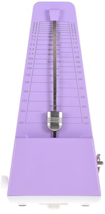 Generic Traditionell Pyramidformad Metronom Miljövänlig Energi för Gitarr Violin Pianotrumma ABS-material (Purpur)