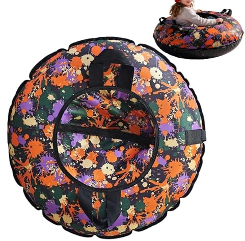 driattie Trineo De Nieve - 104 cm con Asas - Bote Inflable de PVC | Trineos para Adultos | para Niños y Adultos en Invierno, Piscina, Camping y Césped