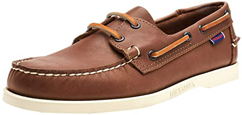 Sebago DOCKSIDES PORTLAND, Scarpe da Barca, Uomo, Marrone (Brown 900), 42 EU