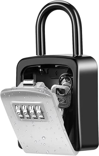 AMIR Key Lock Box, Wall Mounted, 4 Digit Resettable Combination