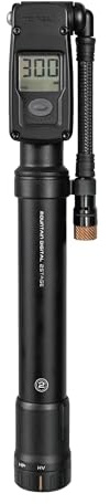 Topeak Mountain Digital 2Stage Bike Pump – Dual-Mode High-Pressure/High-Volume Shock Pump with Digital Gauge, SmartHead ThreadLock & Pressure-Rite Valve System