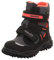 Superfit Jungen Husky Schneestiefel, Schwarz Rot 0020, 35 EU Schmal