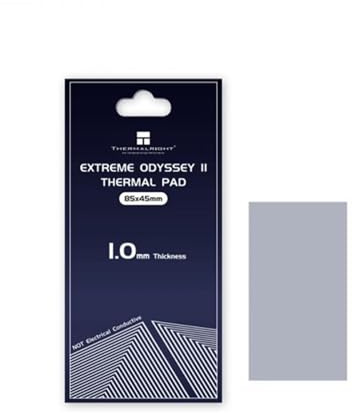 Thermalright Multi-Purpose Thermal Pad Extreme Odyssey II 3.3 x 1.8 inches (85 x 45 1.0 mm), Thermal Conductivity, 12.8W/m-k