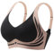 Andere Bequemer Und Bequemer Mannschaftshals … Super Gather-BH, weicher, bequemer Gather-BH, kabelloser Push-Up-BH, Lift-BH, Damen-Dessous, Alltags-Sport-BHS Lift Bewertung (Black, L)