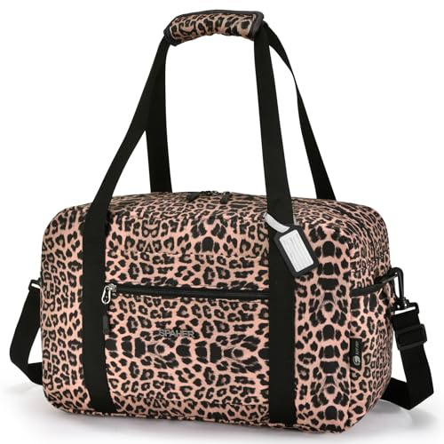 SPAHER Cabin Bag 40x20x25 Ryanair Travel Duffle Bag Hand Luggage Carry on | Small Under-seat Cabin Bag, Waterproof Overnight Hospital Maternity Weekend Gym Bag Women Men, Lightweight Holdall Handbag