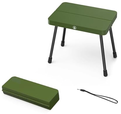 Klapphocker für Reisen, kleine Hocker, leicht, tragbar, Campinghocker für Wandern und Rucksackreisen, dauerhafter Strand, Gartenstuhl