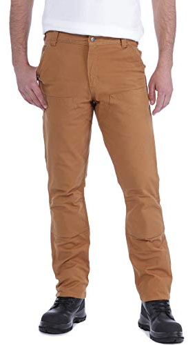 Carhartt Herren Rugged Flex® Straight Fit Duck mit verstärkter Vorderseite, Braun, W32/L34
