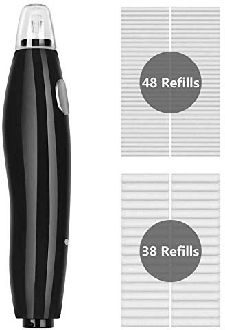GuDoQi Elektrischer Radiergummi, Automatischer Radiergummi Radierstift, USB Wiederaufladbar, 86 Stück Ersatzradiergummis, 2 Größen (2.3mm 5mm), Elektro-Radierer Tragbarer für Zeichnen, Skizzieren
