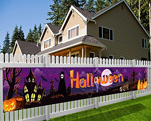 HOWAF Banner per Halloween - Decoración da parete 270 x 35 cm