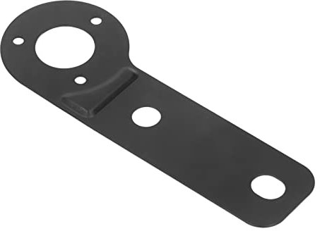 VOBOR Trailer Socket Bracket,16mm Steel Heavy Duty Soc-ket Mount Plate 7 Pin Trail-er Towbar Socket Hitch Black Trailer Accessories