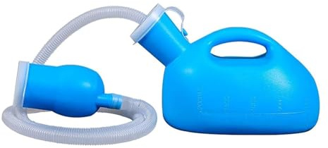 Urinario portátil de 2000 ml, urinario masculino a prueba de derrames, reutilizable, recipiente for orina masculina, ideal for viajes en coche, for personas mayores y con incontinencia.